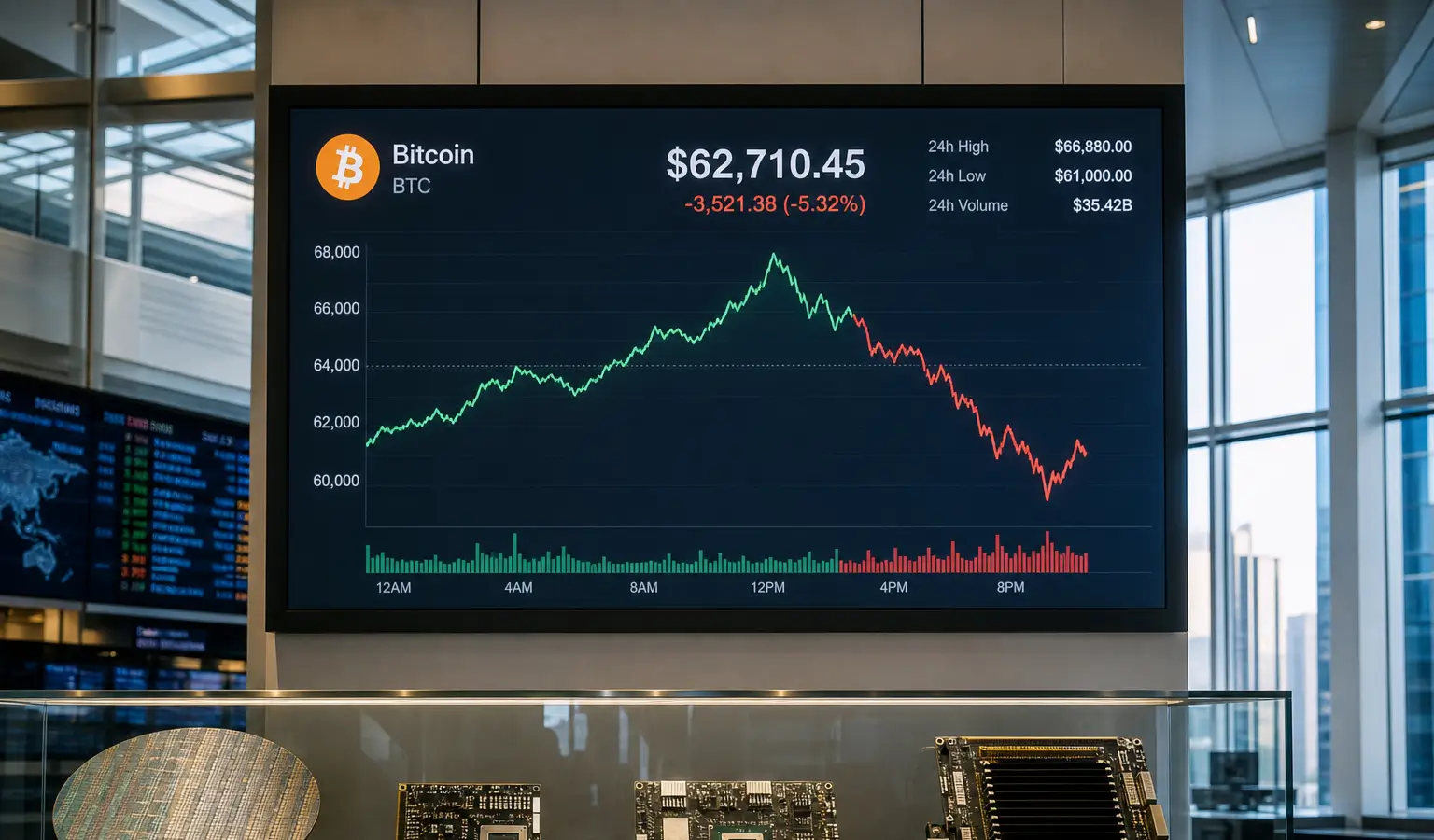 AI Chips and Bitcoin Show How Fast Hype Can Reverse