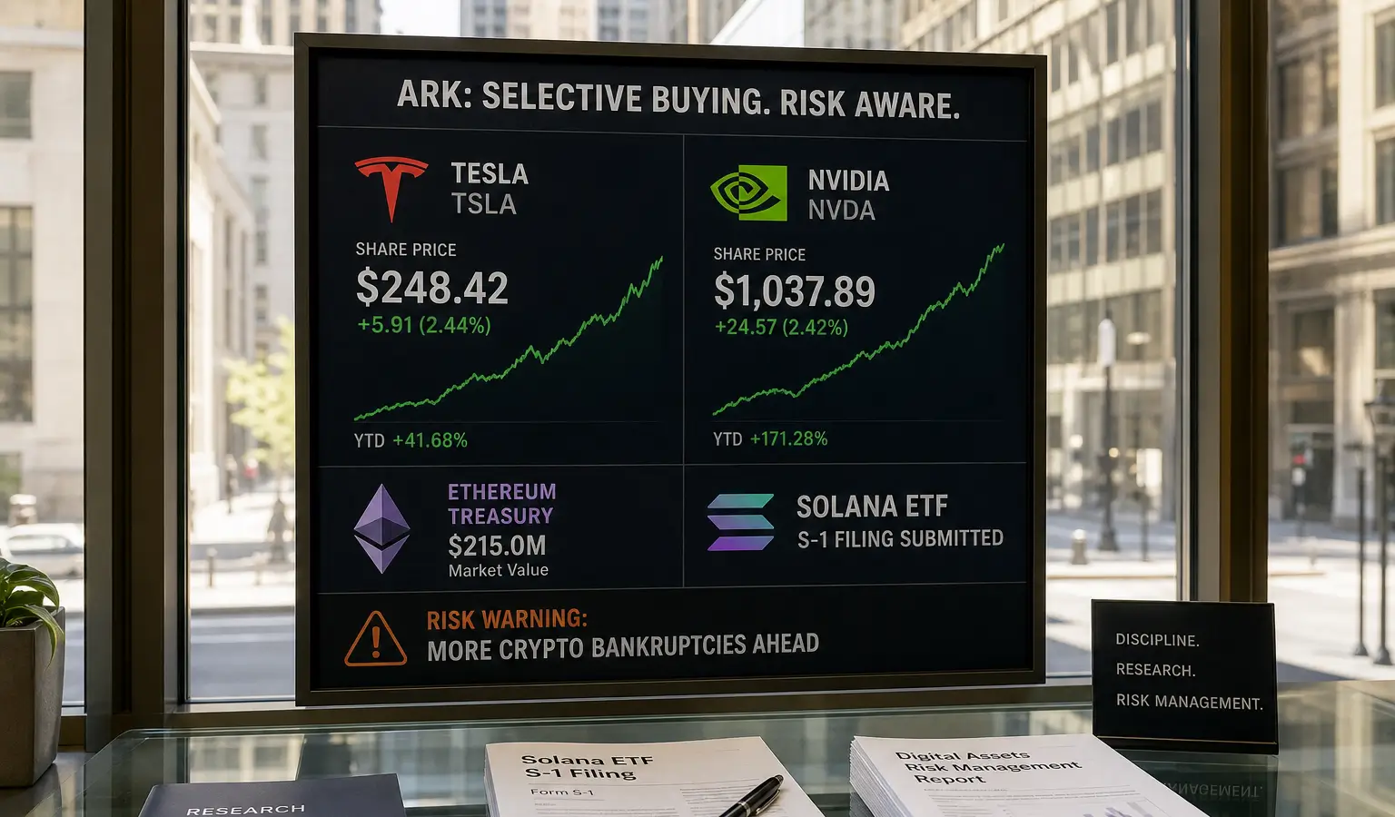 ARK Warns of More Crypto Bankruptcies