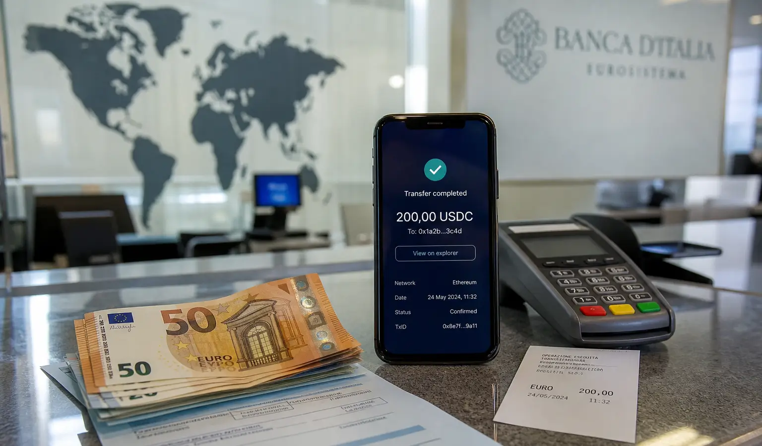 Bank of Italy: stablecoins niet altijd goedkoper voor remittances