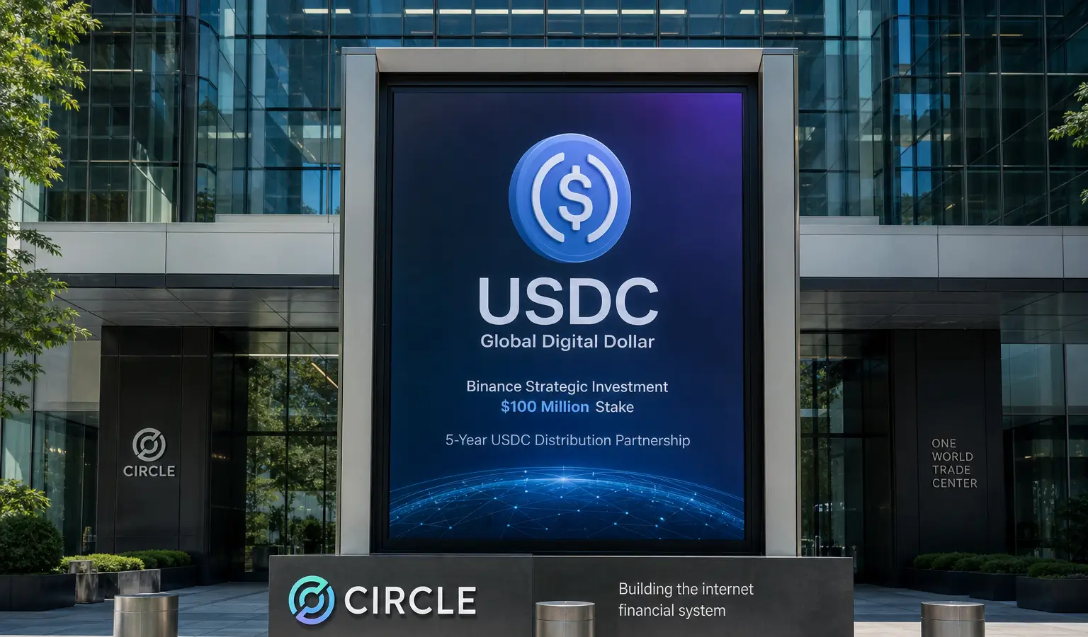 Binance compra 100 millones de dólares en acciones de Circle