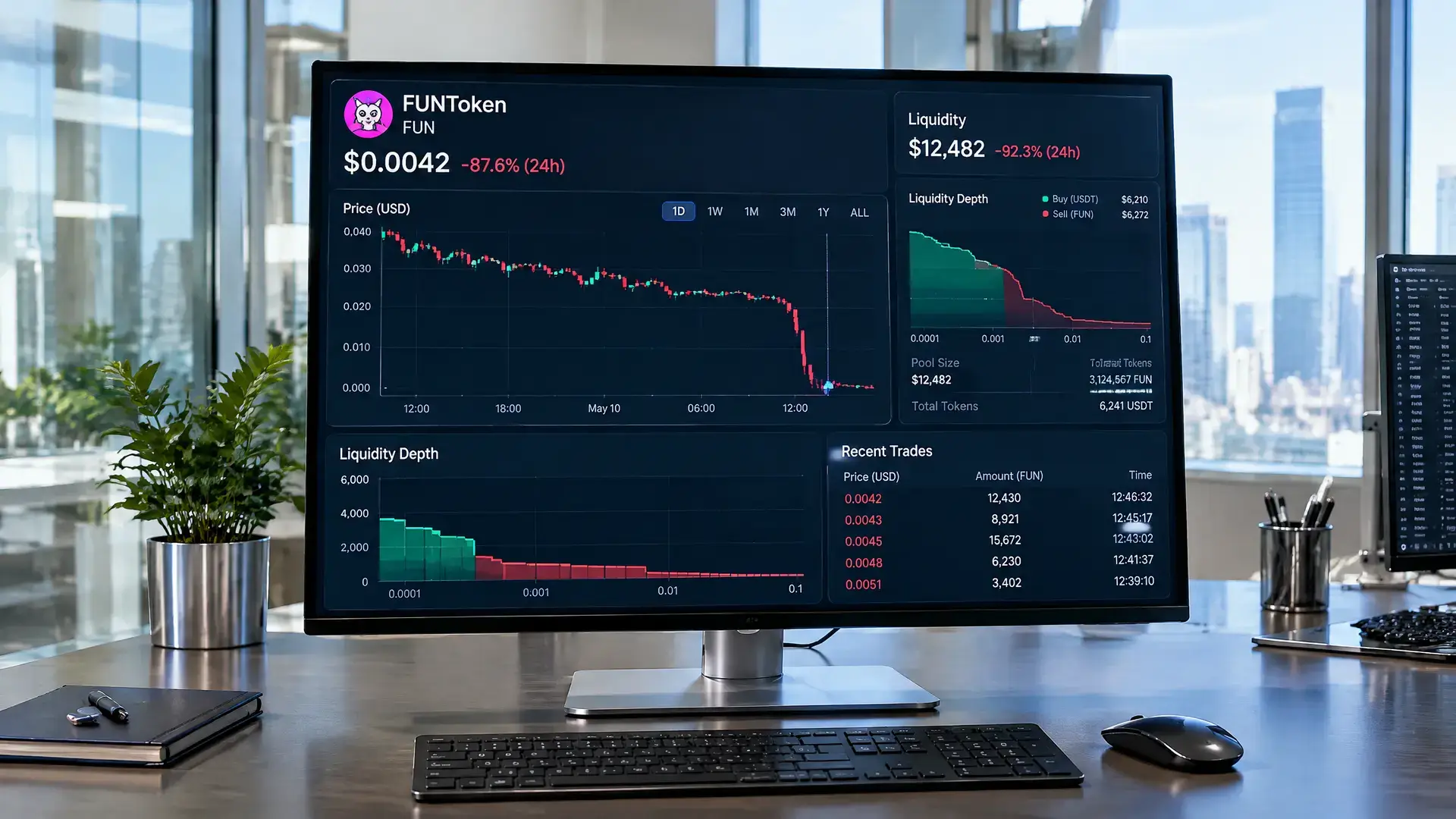 Binance-hack drukt FUNToken 90% in dunne markt