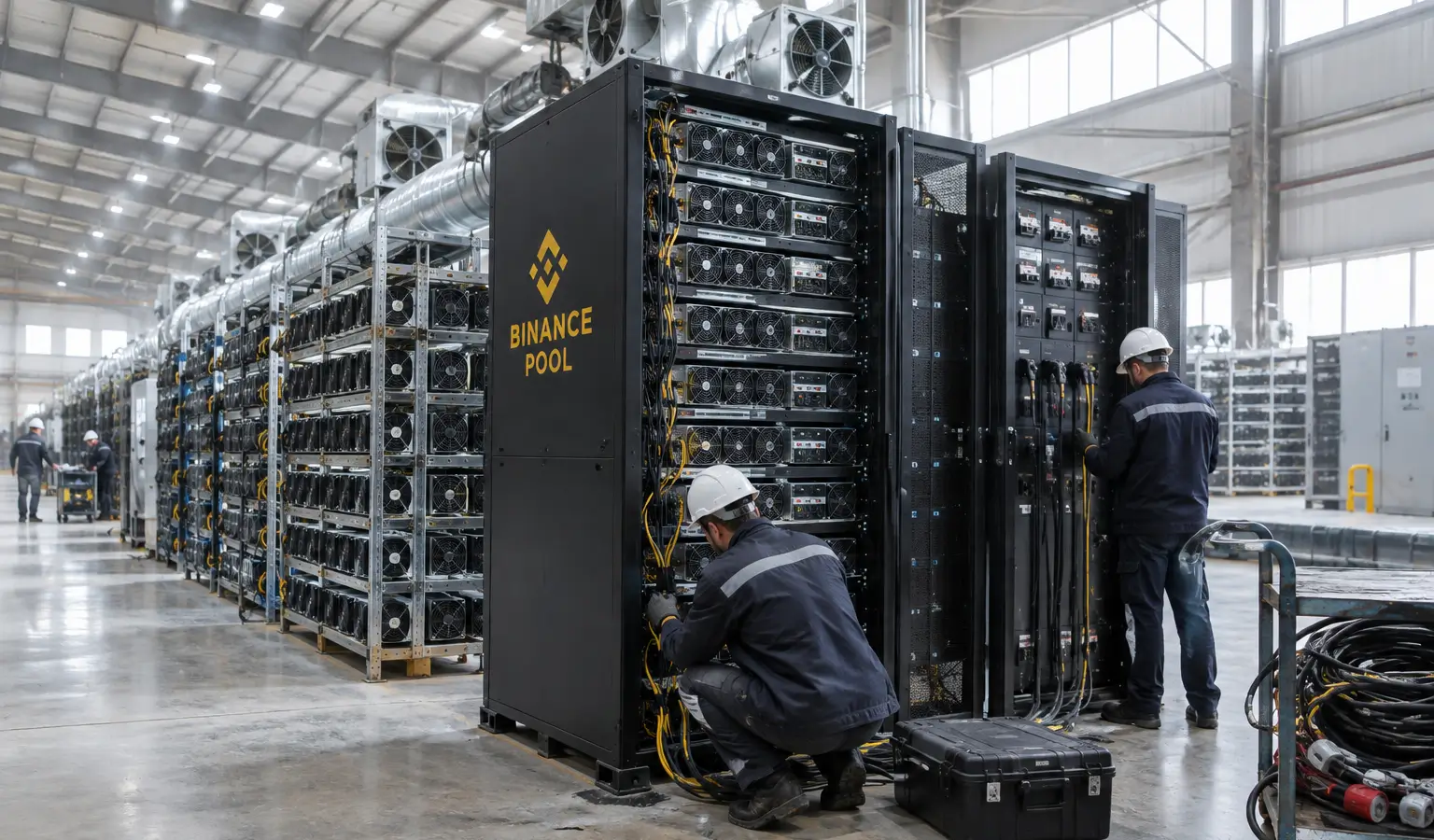 Binance Pool stopt na daling van Bitcoin-hashrate