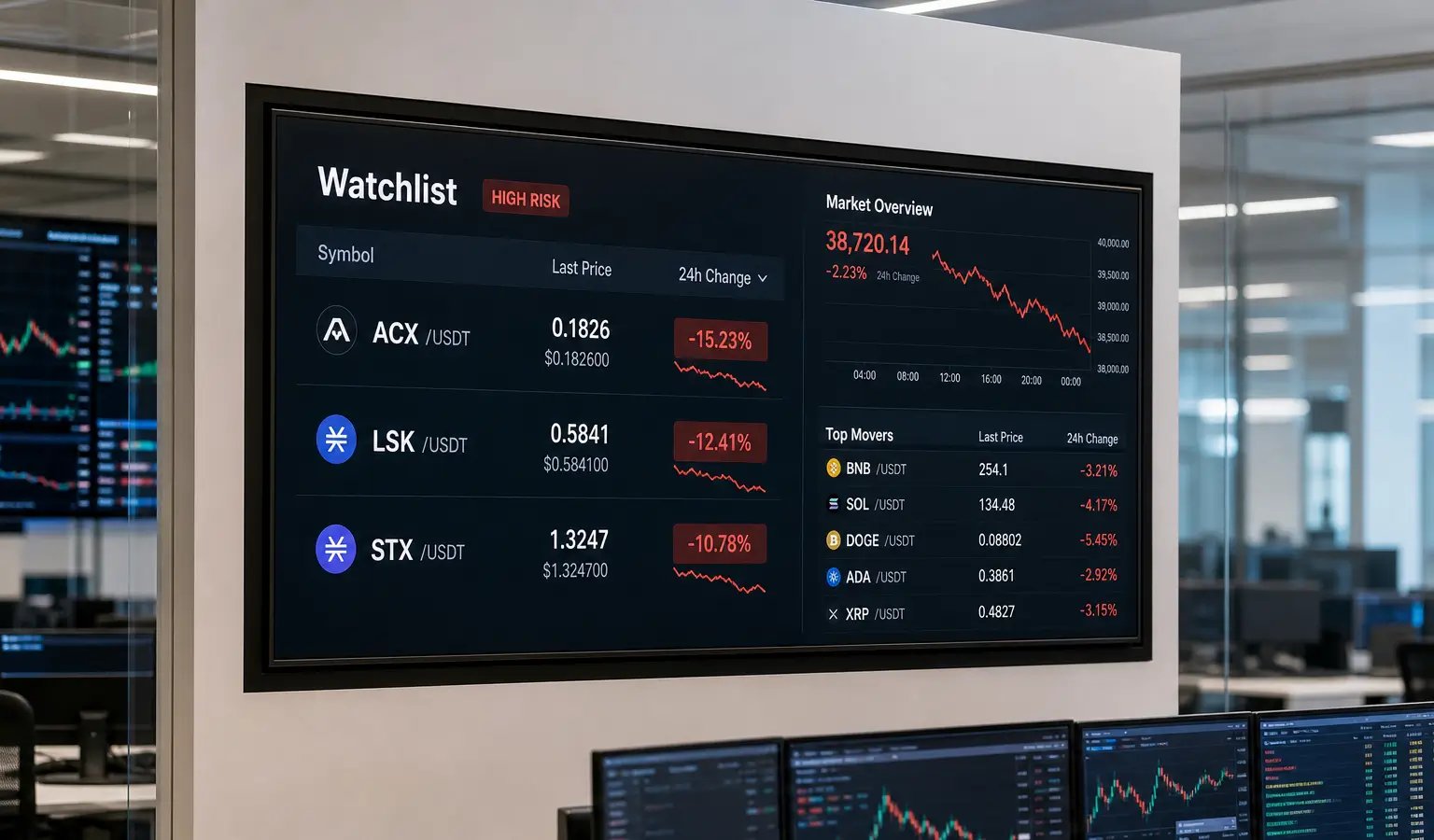 Binance zet ACX, LSK en STX op waarschuwingslijst