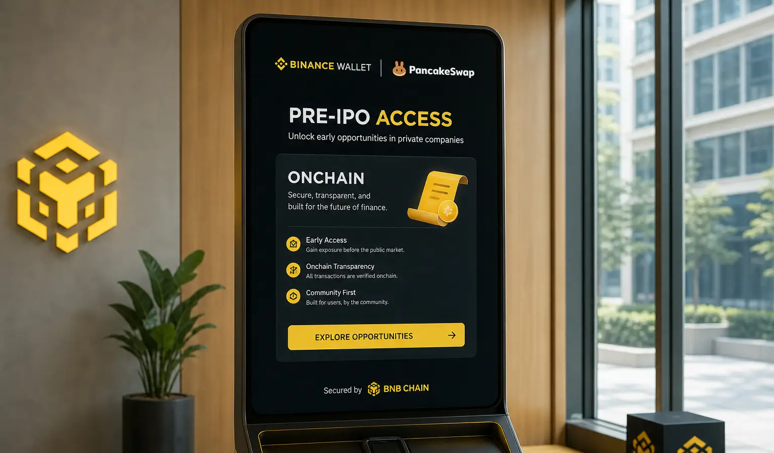 Binance Wallet startet Pre-IPO-Token über PancakeSwap