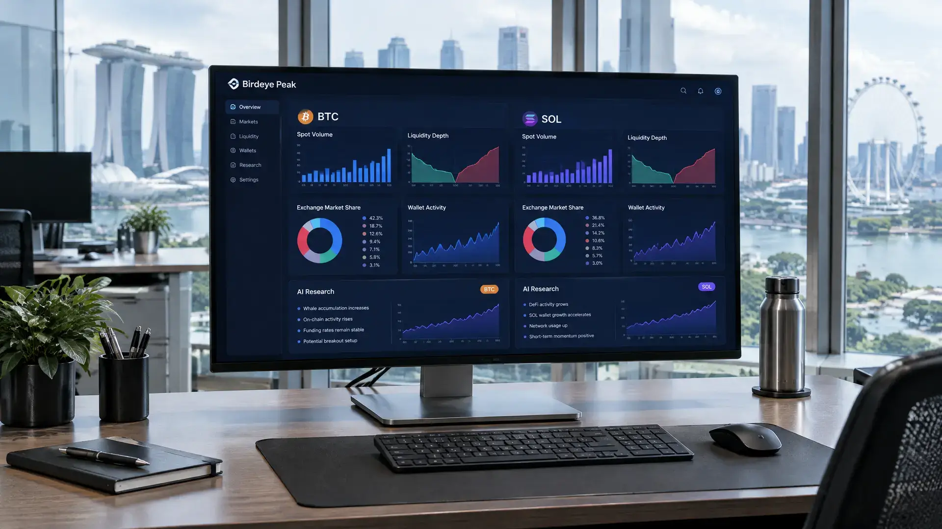 Birdeye lanceert Peak voor institutionele crypto-data