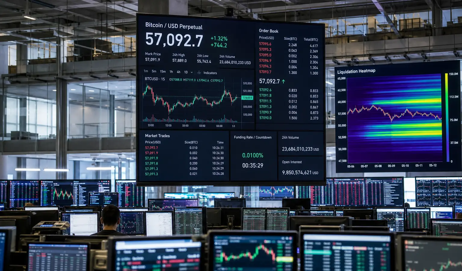 Bitcoin at $57,000 Could Hit Long Positions Hard