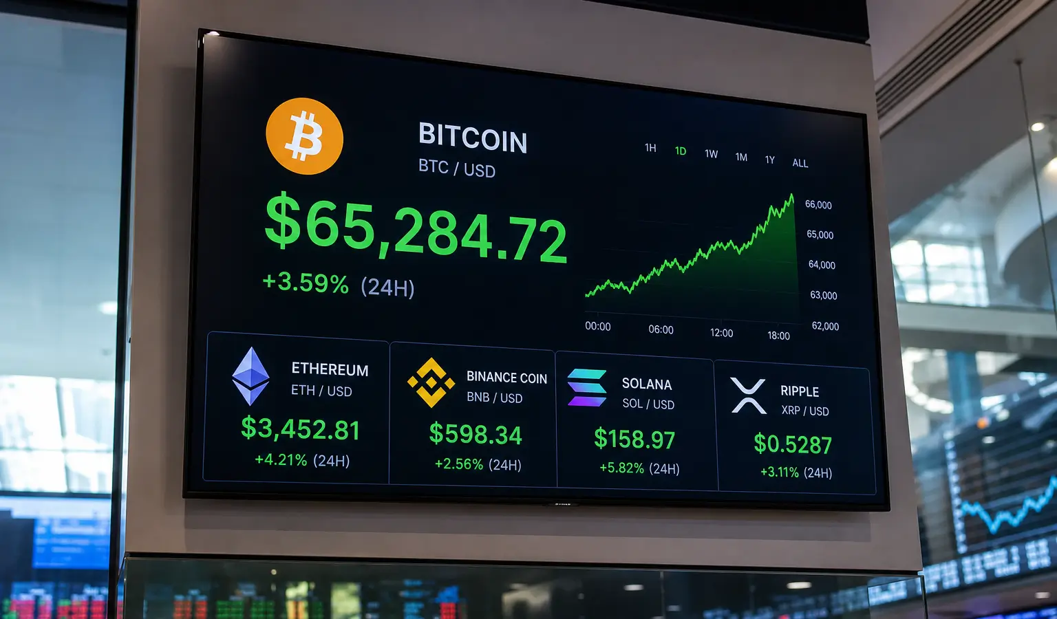 Bitcoin Tops $65,000 Ahead of U.S. Inflation Data