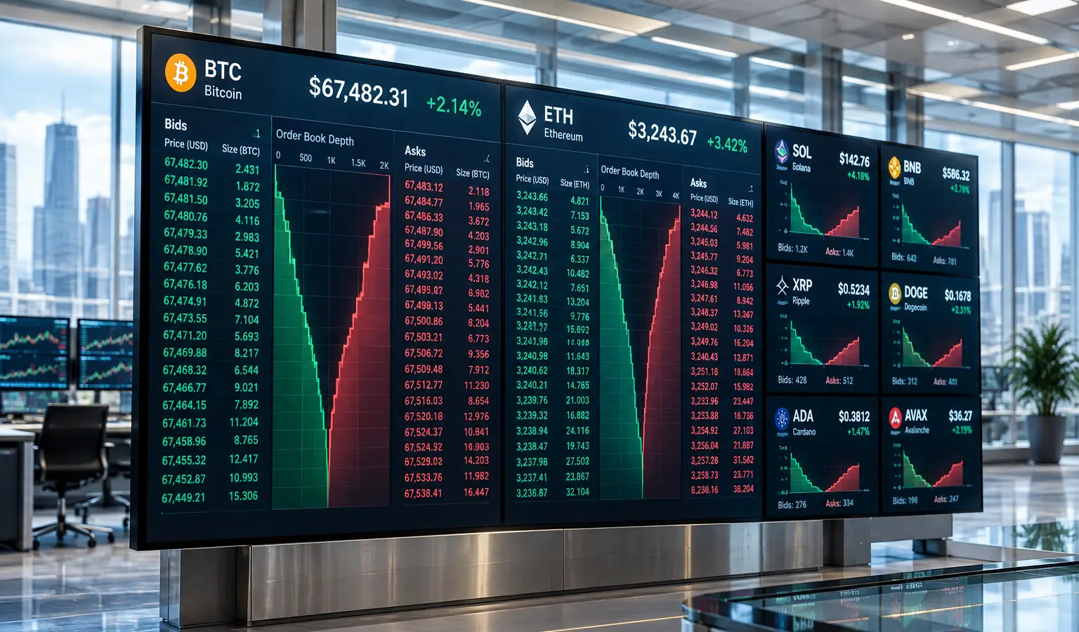 Bitcoin en Ether boeken meer liquiditeit na crash van $19 miljard