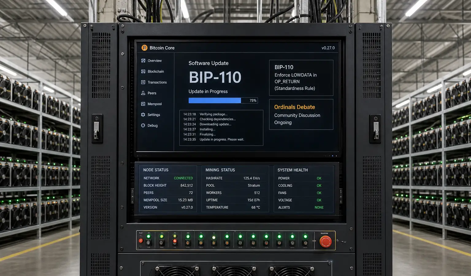 Debate sobre Bitcoin intensifica-se em torno do BIP-110 e dos Ordinals