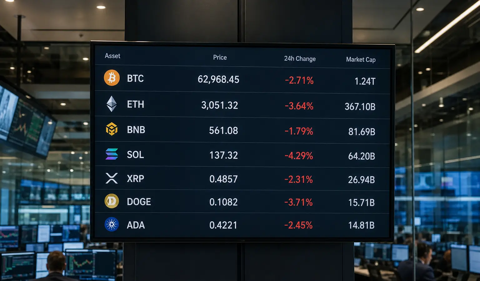 Bitcoin scende sotto i 63.000 dollari nel mezzo di una svendita globale degli asset rischiosi