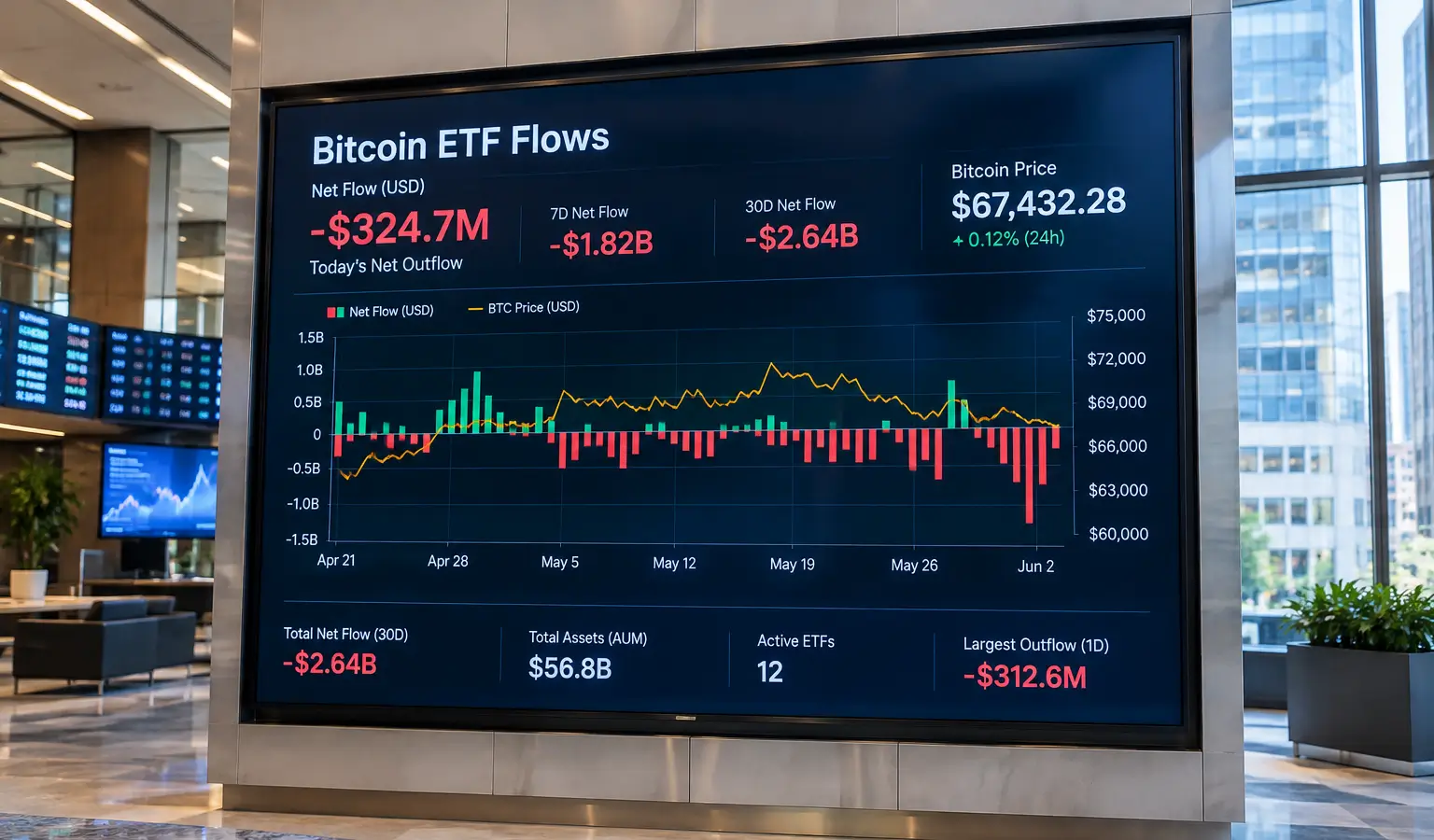 Bitcoin-ETF-Anleger nehmen bei Breakeven Gewinne mit, 729 Millionen Dollar abgezogen