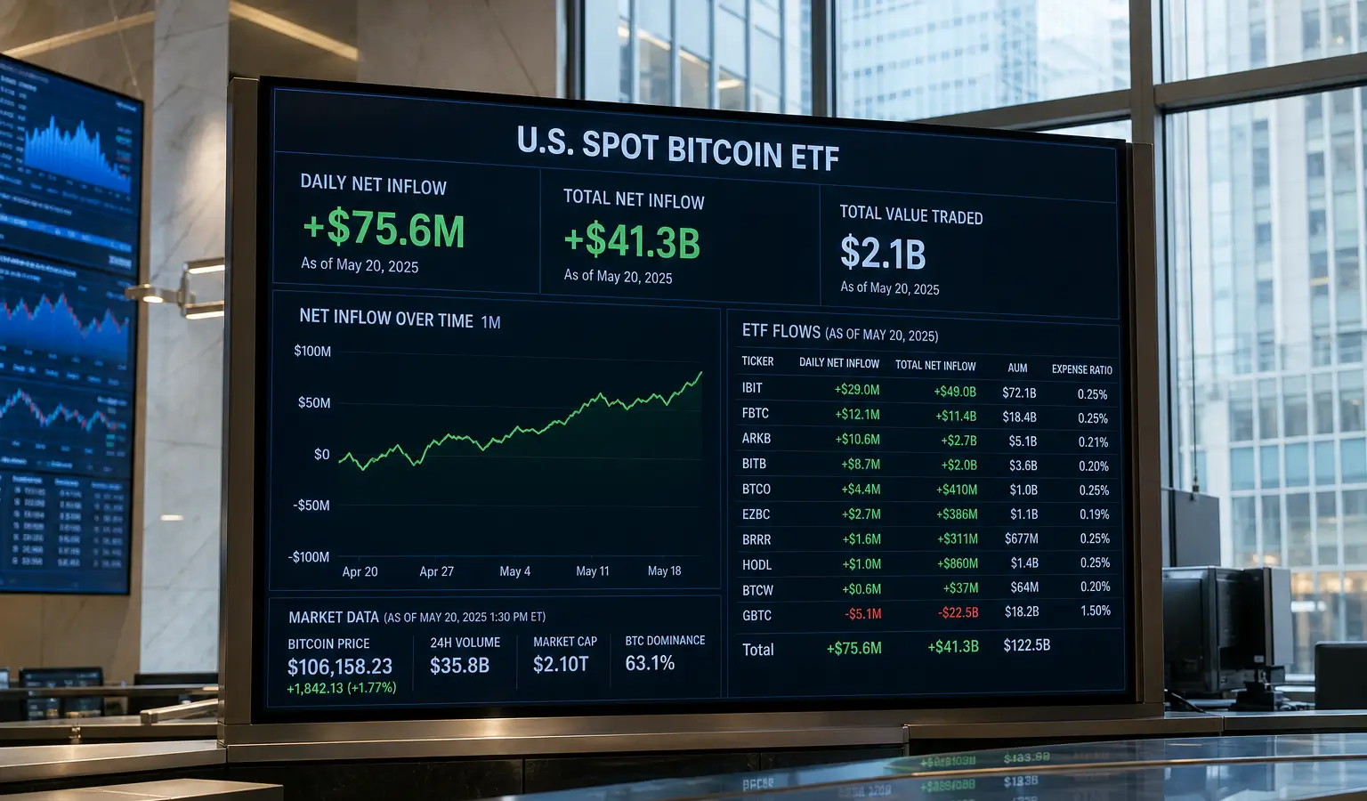 Bitcoin ETF Inflows Rebound, But Still Far Below Earlier Outflows