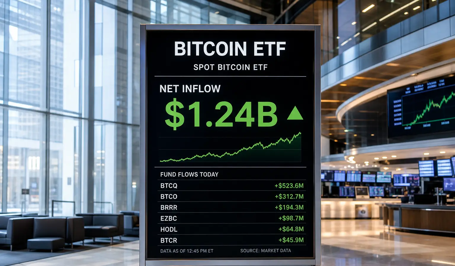 Napływy do Bitcoin ETF-ów podbijają rynek krypto po ośmiu tygodniach