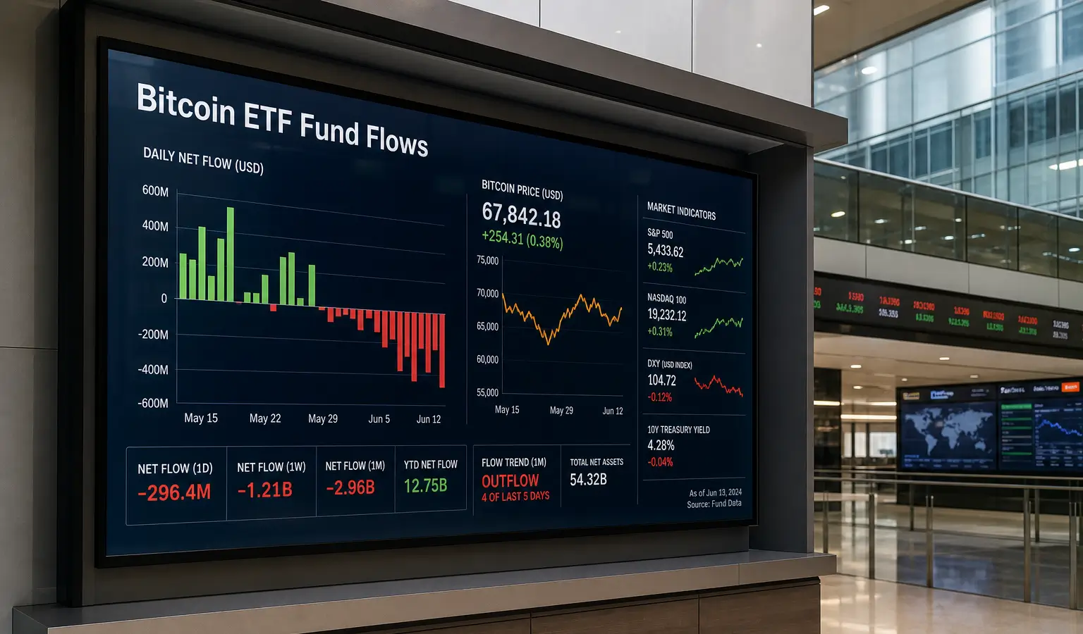 Bitcoin-ETF-Abflüsse setzen längeren Trend fort, aber ein großer Börsencrash bleibt unwahrscheinlich