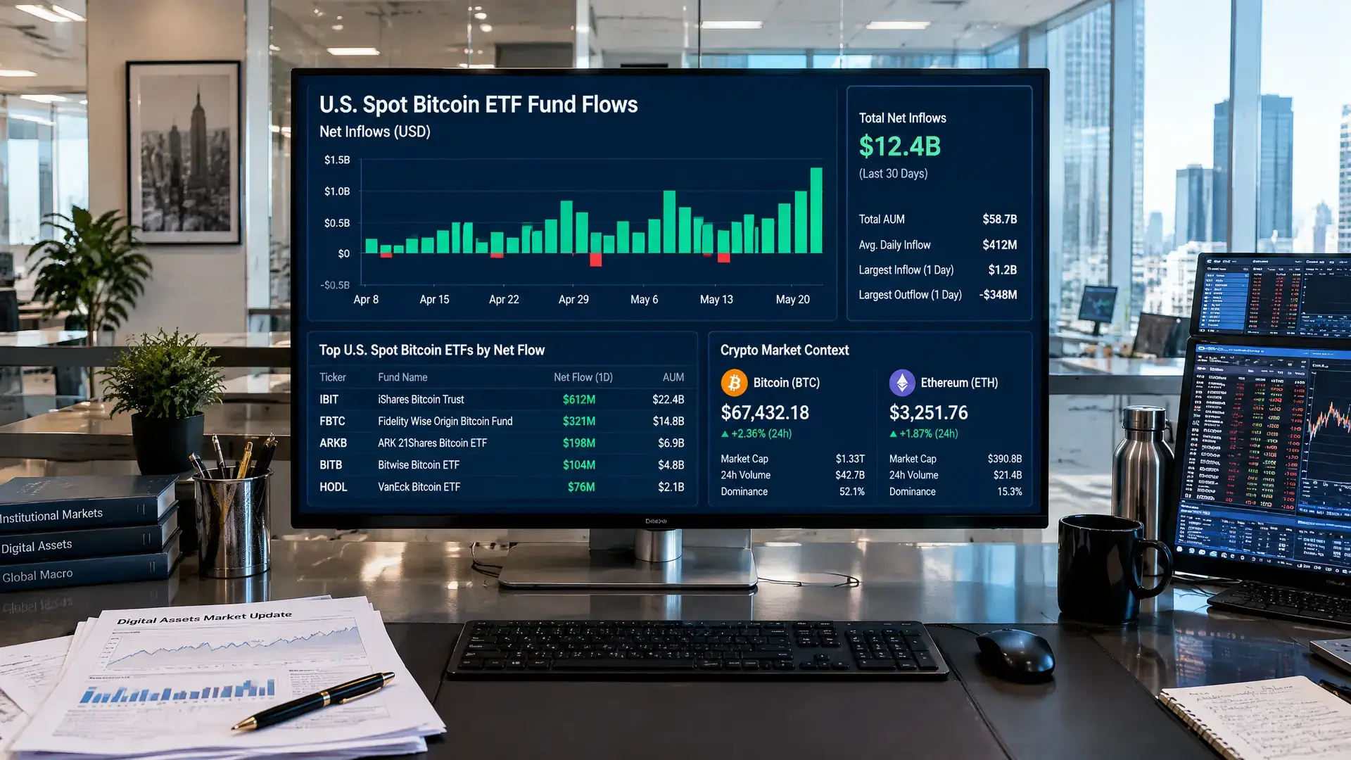 Bitcoin ETF’s zien $643 miljoen uitstroom na Binance-hack