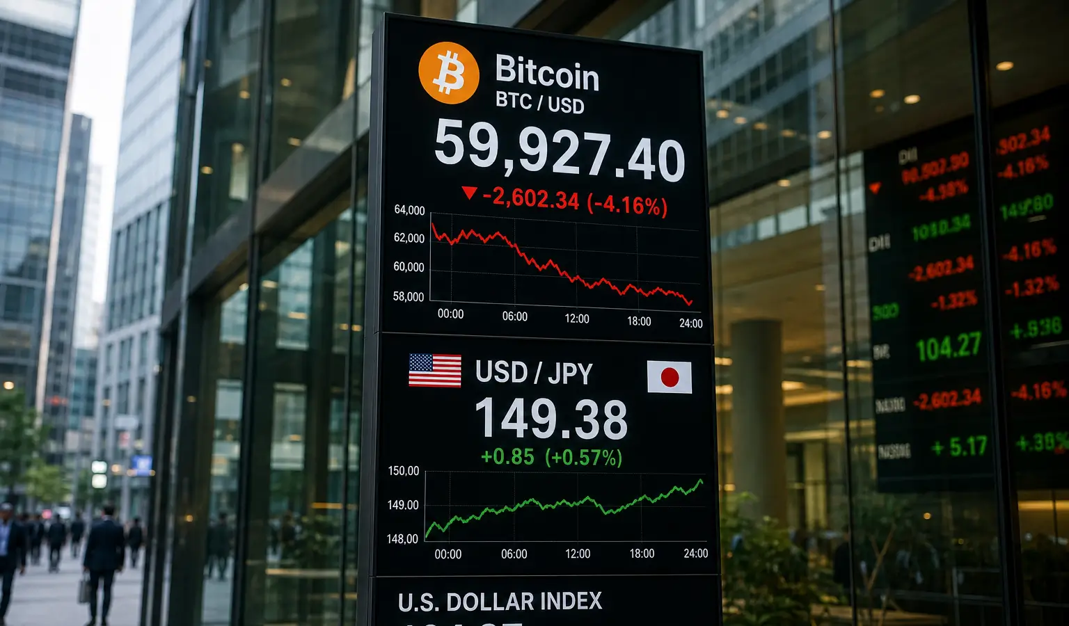 Bitcoin Falls Below $60,000 as Yen Slides and Strategy Shifts Course