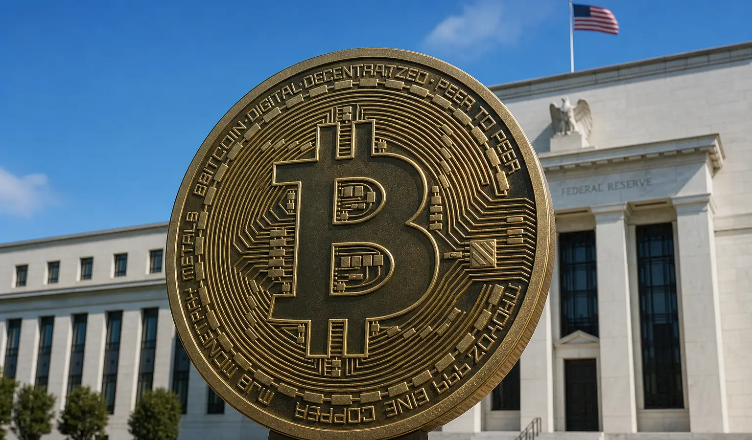 Bitcoin zakt mee met goud en zilver door strengere Fed