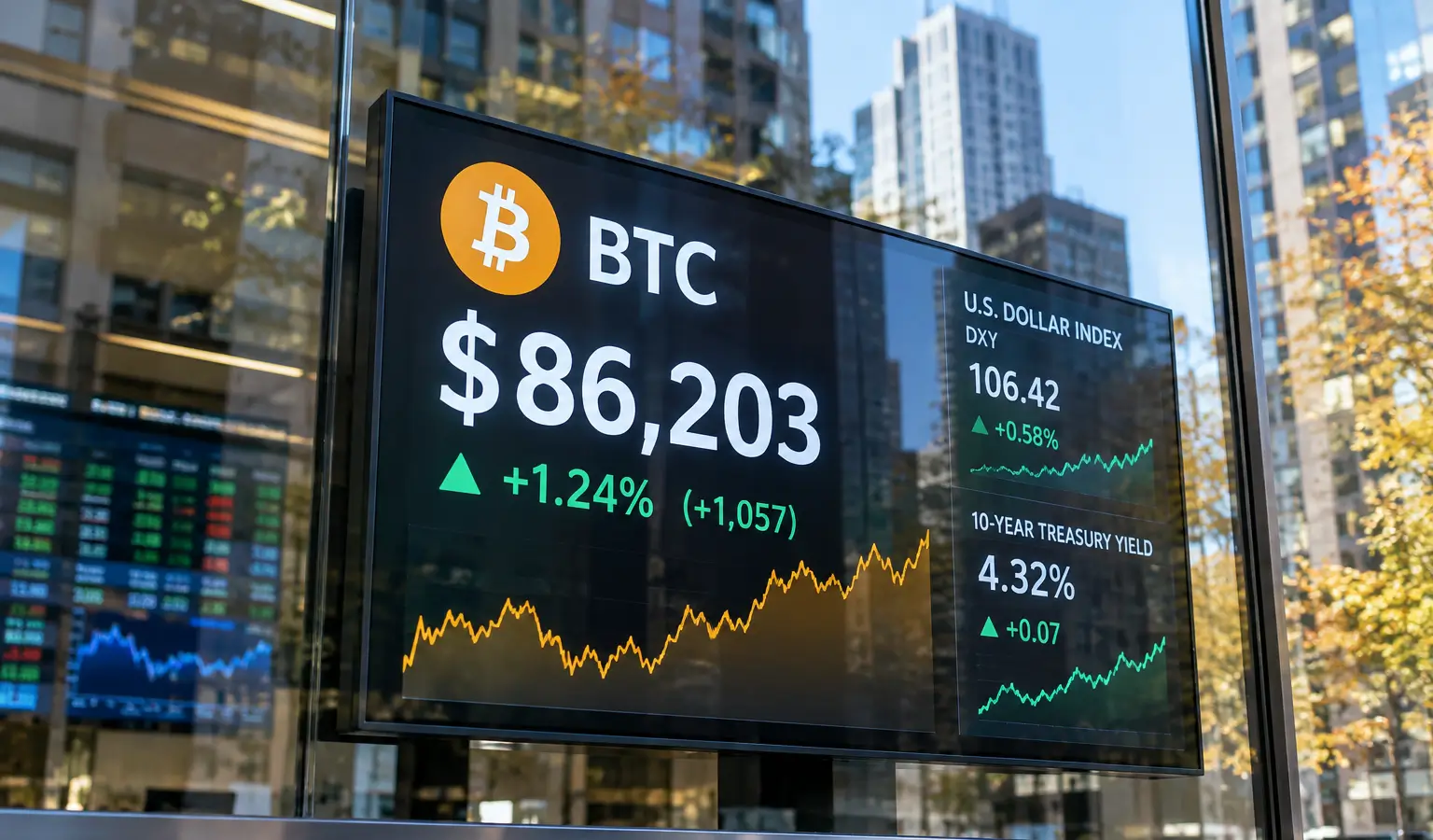 Bitcoin Holds at $86,000 as Dollar Strengthens