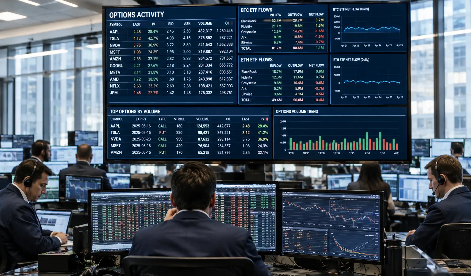 Bitcoin Lags as Options Trading Returns to 2021 Levels