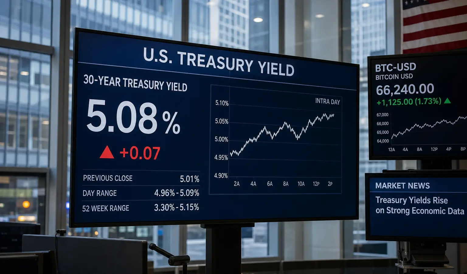 Bitcoin’s $1 Million Targets Run Into High Treasury Yields