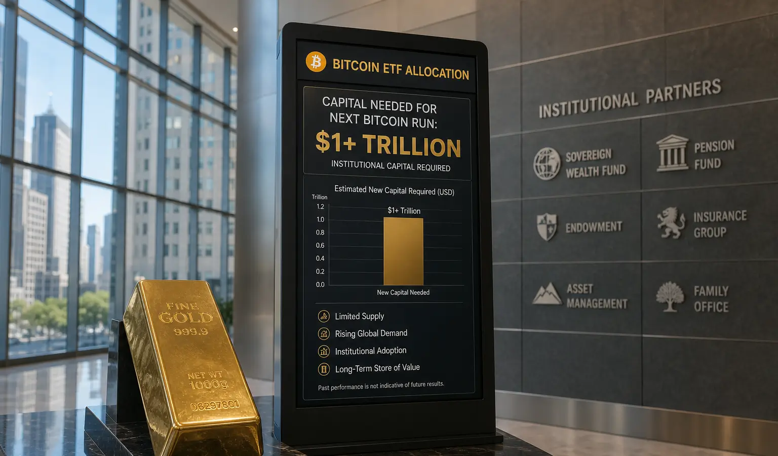 Bitcoin braucht mehr als 1 Billion Dollar für die nächste Rally