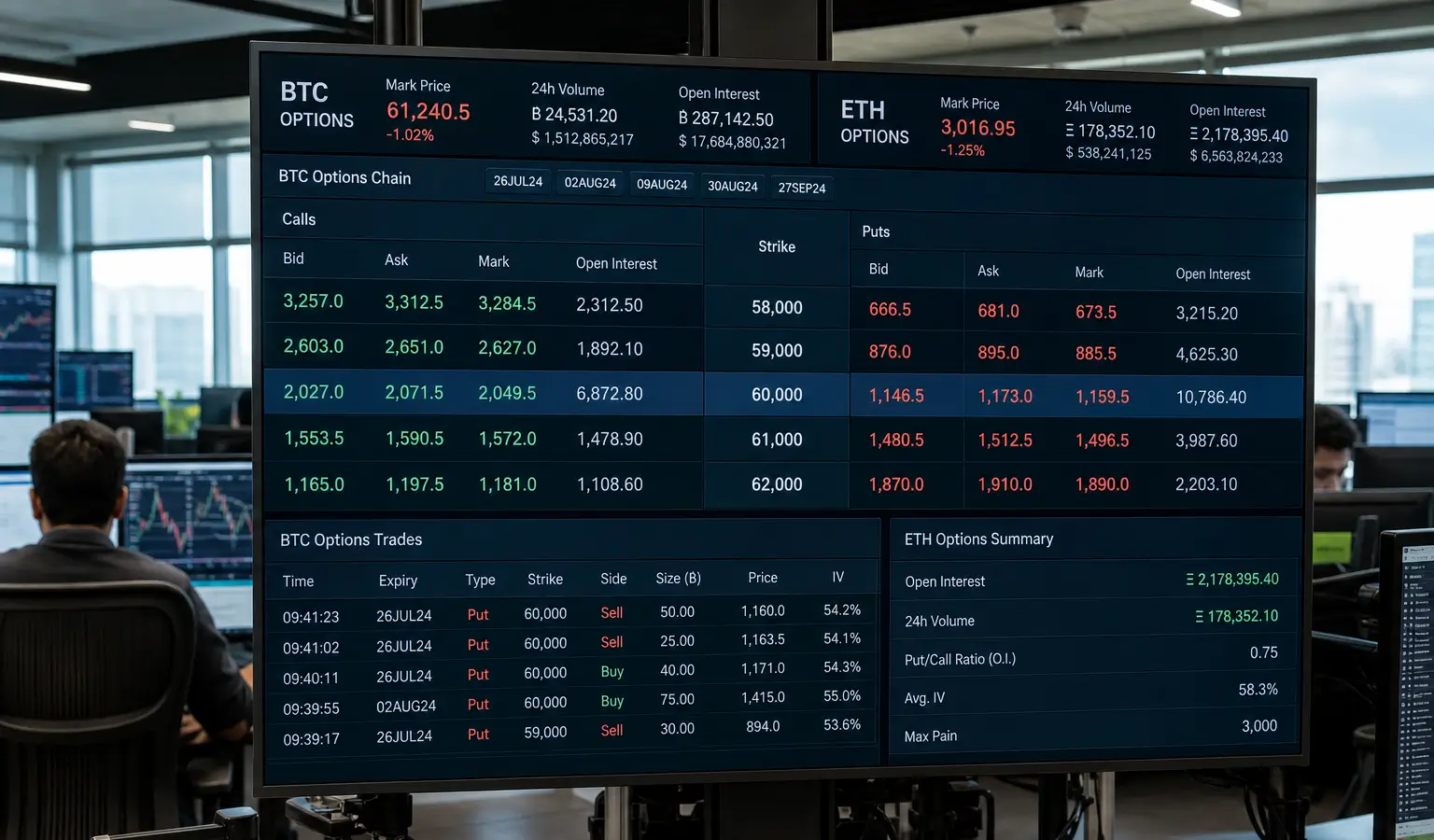 Le put su Bitcoin prendono il sopravvento su Deribit con l’arrivo di agosto