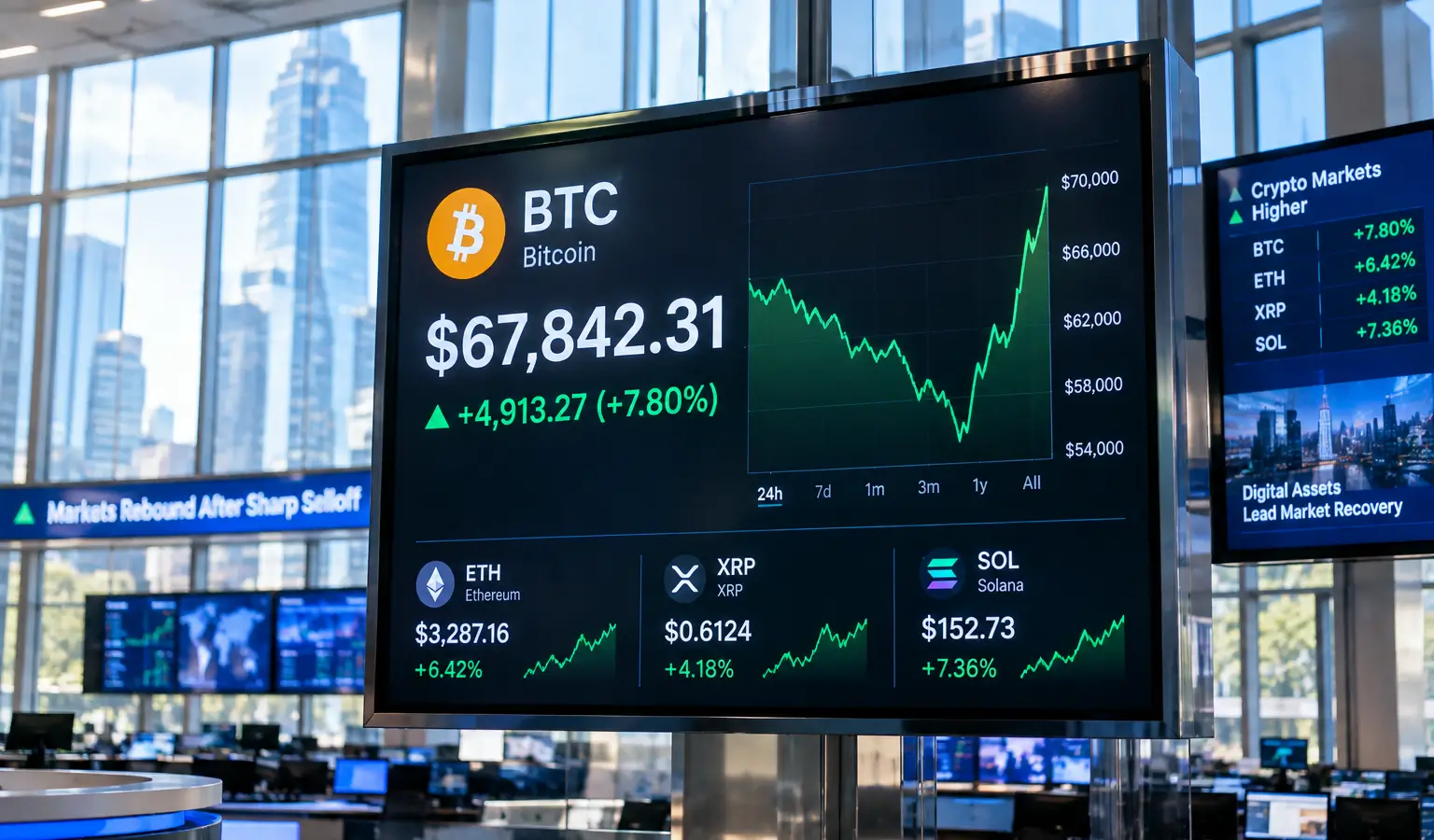 Bitcoin herstelt naar $82.000 na Trump-post over Iran