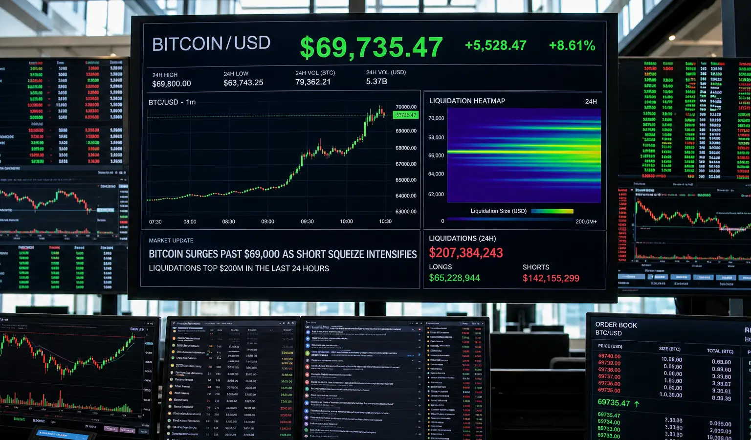 Bitcoin Squeeze Triggers $2.7 Billion in Short Losses