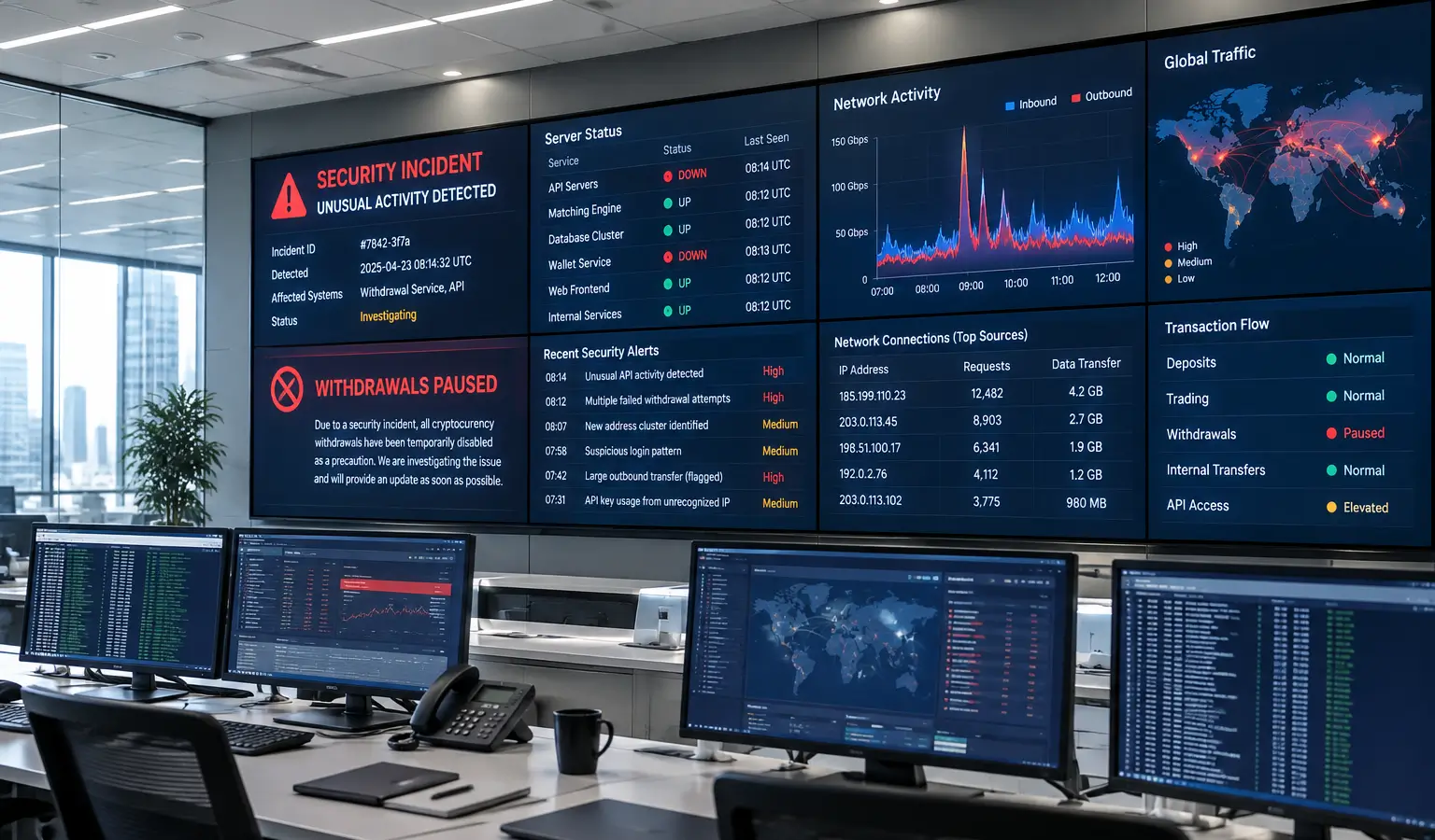 Bitcoin blijft vlak terwijl altcoins herstellen na Bitget-hack