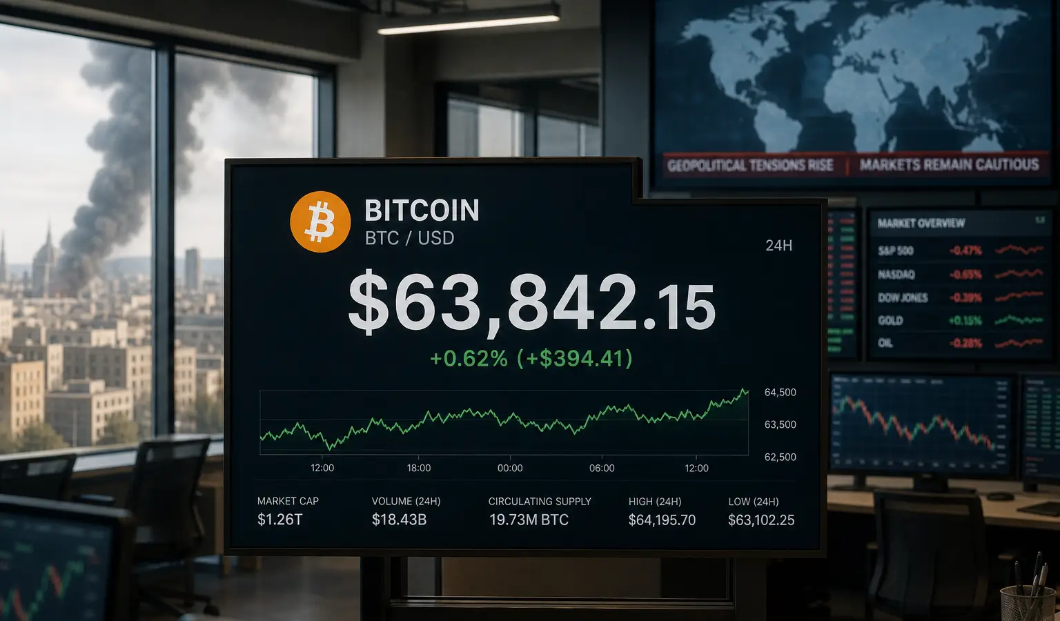 Bitcoin Holds Steady After Fresh U.S. Strikes on Iran