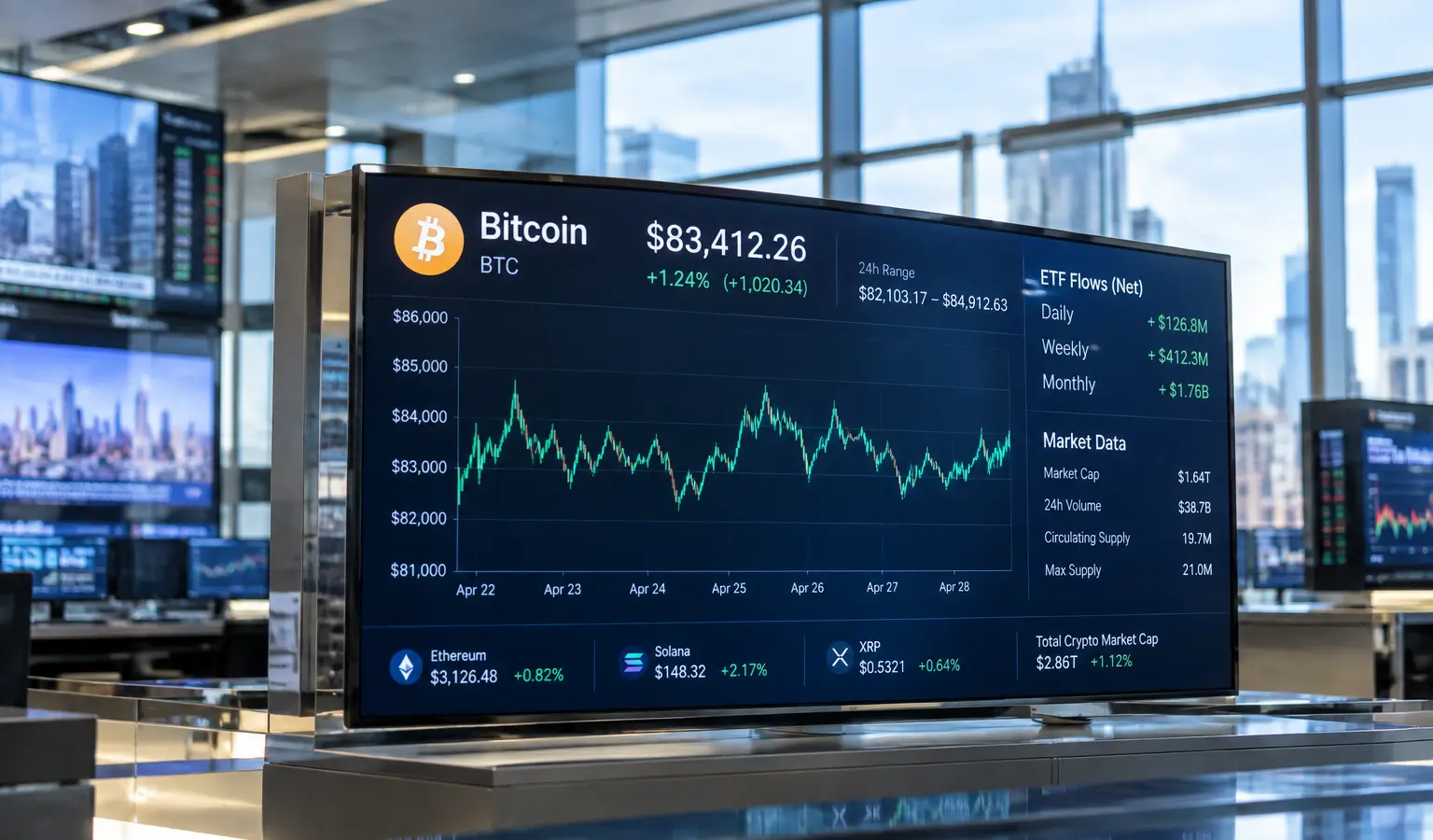 Bitcoin blijft hangen tussen $82.000 en $85.000