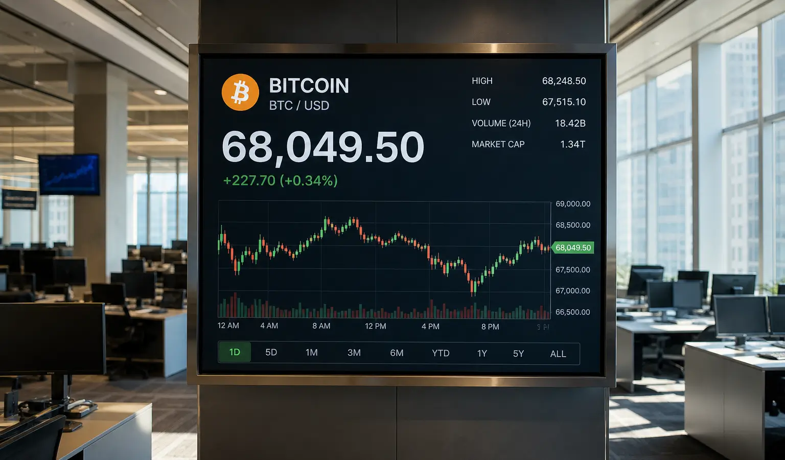 Bitcoin Tests $68,000 as Summer Trading Dries Up