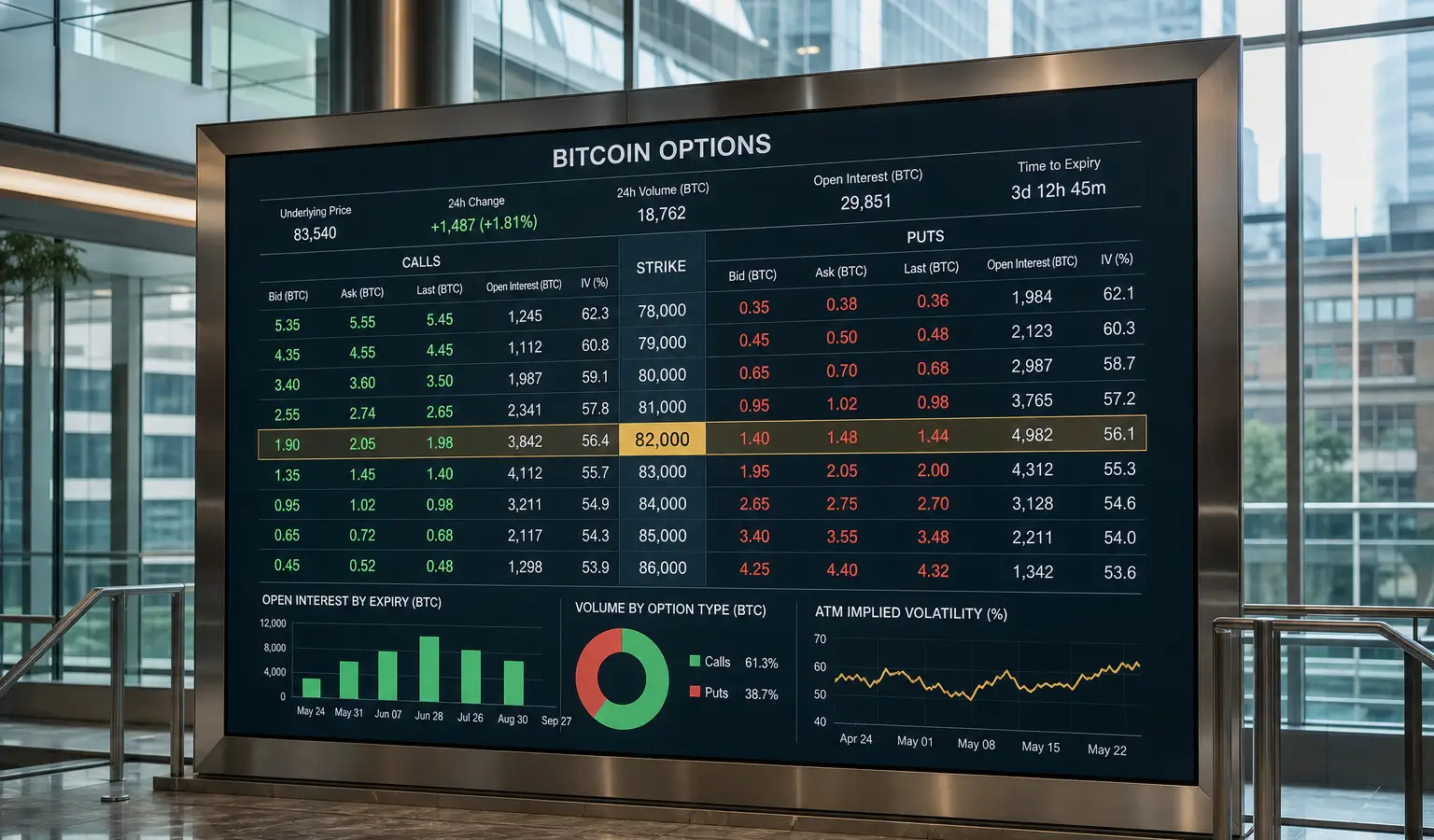 Bitcoin Traders Bet $2.9 Million on a Move Above $82,000