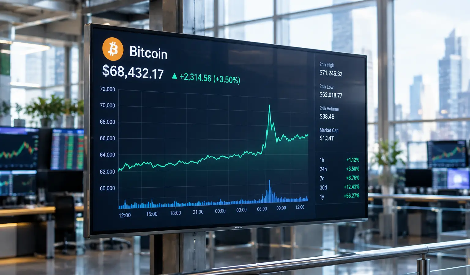 Bitcoin-volatiliteit daalt, maar grote uitschieters blijven