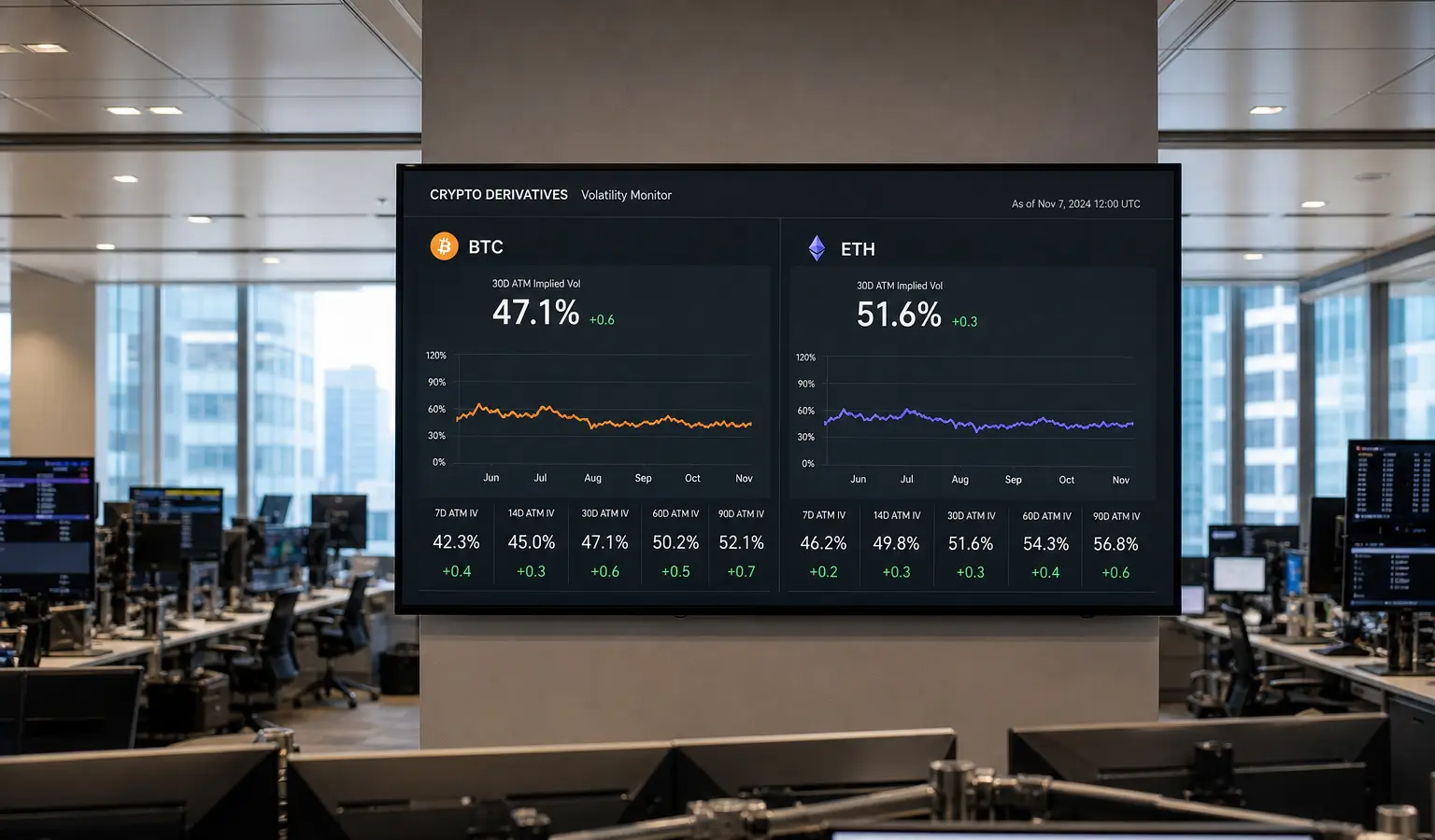 Bitcoin Volatility Falls to 2026 Low