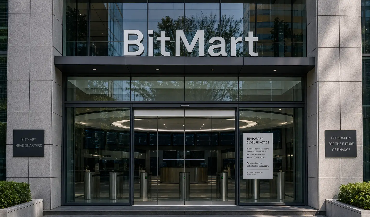BitMart stopt tradingplatform, BMX zakt 46 procent
