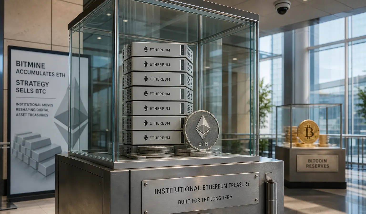 Bitmine refuerza su apuesta por ETH mientras Strategy reduce su exposición a bitcoin