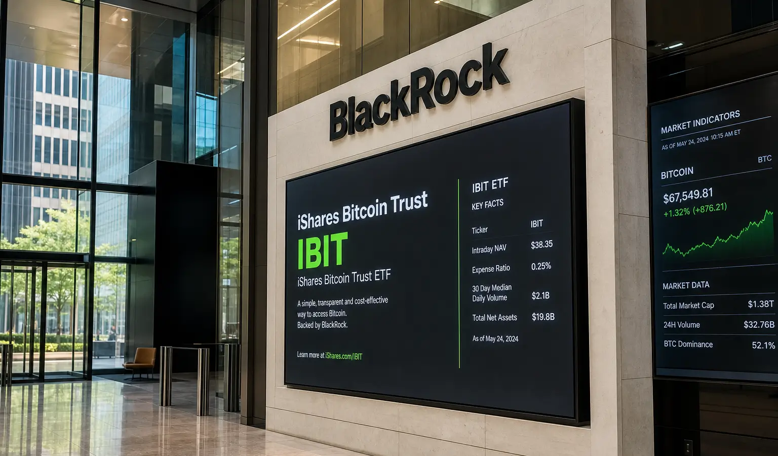 BlackRock compra oltre 1 miliardo di dollari in Bitcoin in tre giorni
