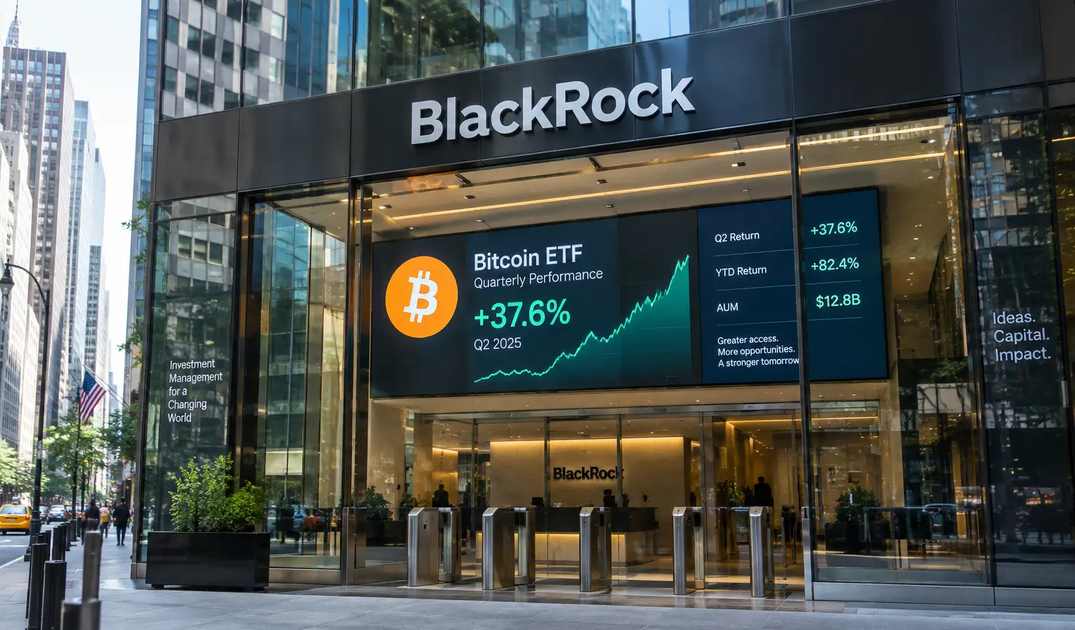 BlackRock ziet crypto-ETF-bezit 63% stijgen in Q3