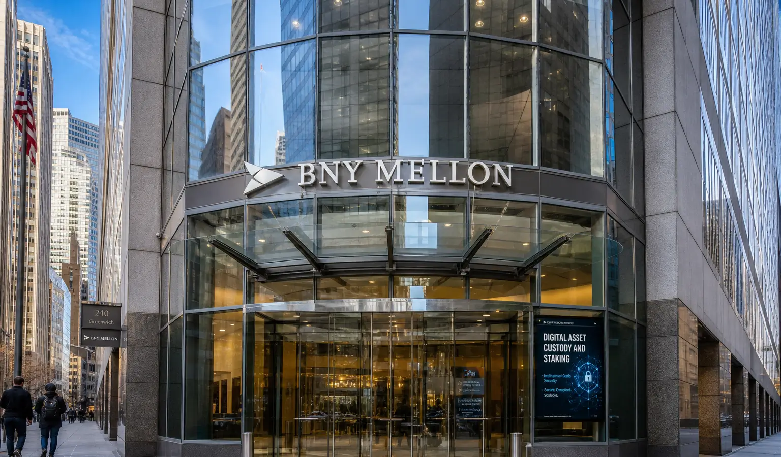 BNY dodaje staking do swojej platformy custody kryptowalut