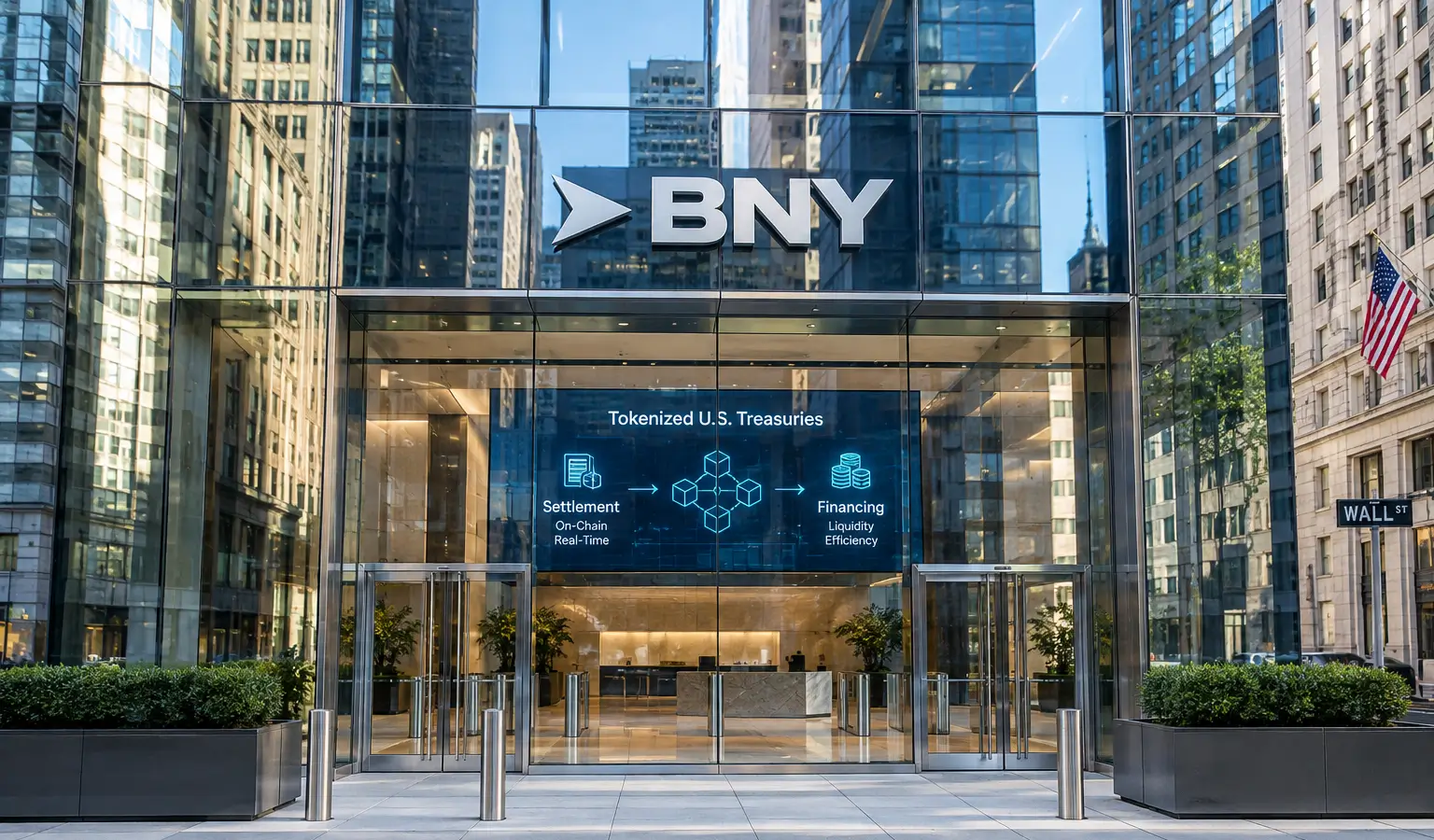 BNY en Citadel testen tokenized Treasuries voor Wall Street