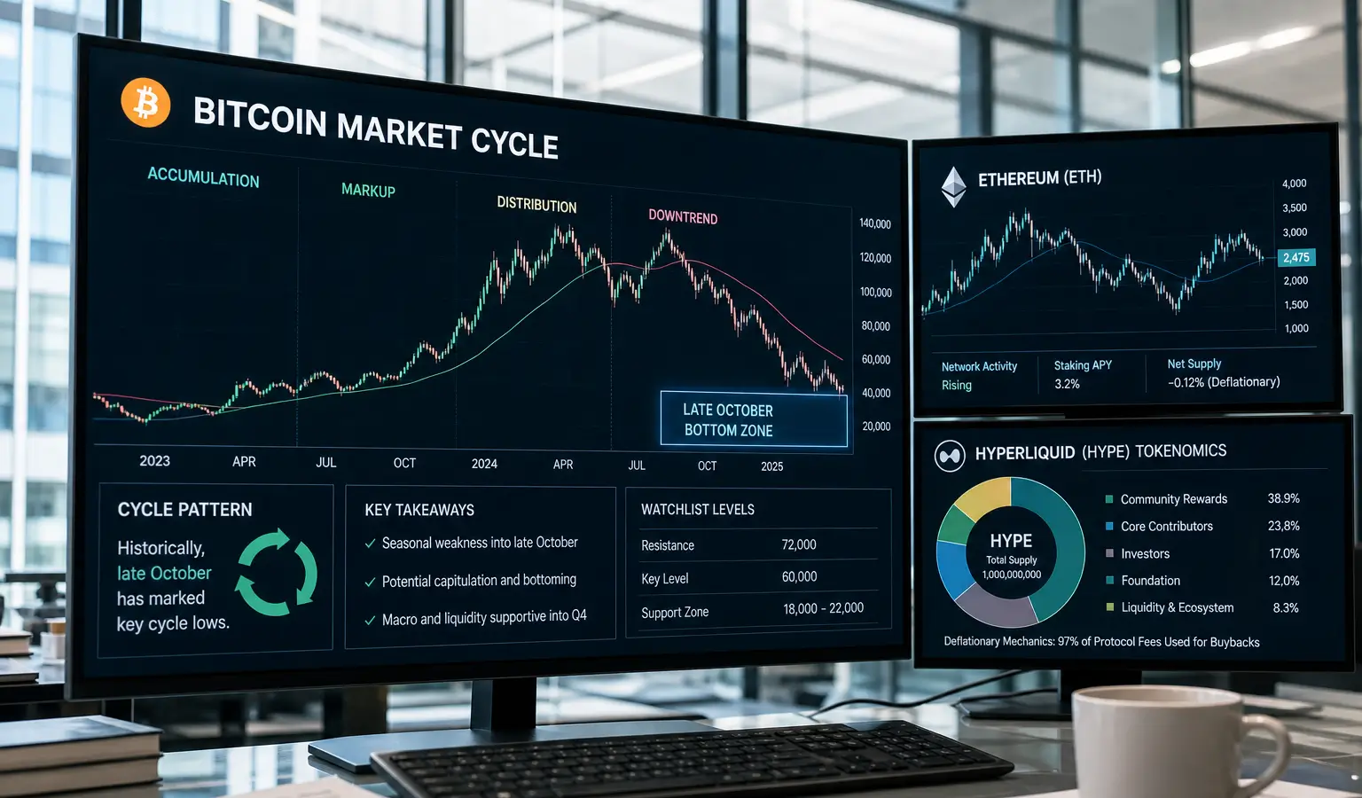 Cantor Sees Bitcoin Bottom Around October in Bear Market