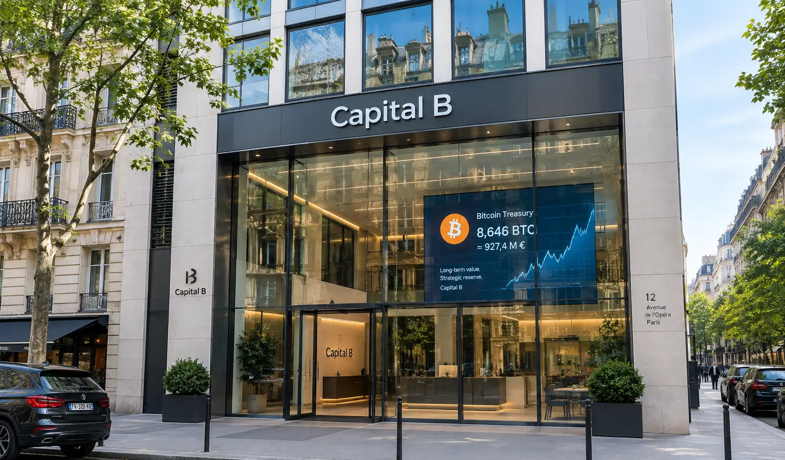 Capital B koopt opnieuw Bitcoin onder kostprijs