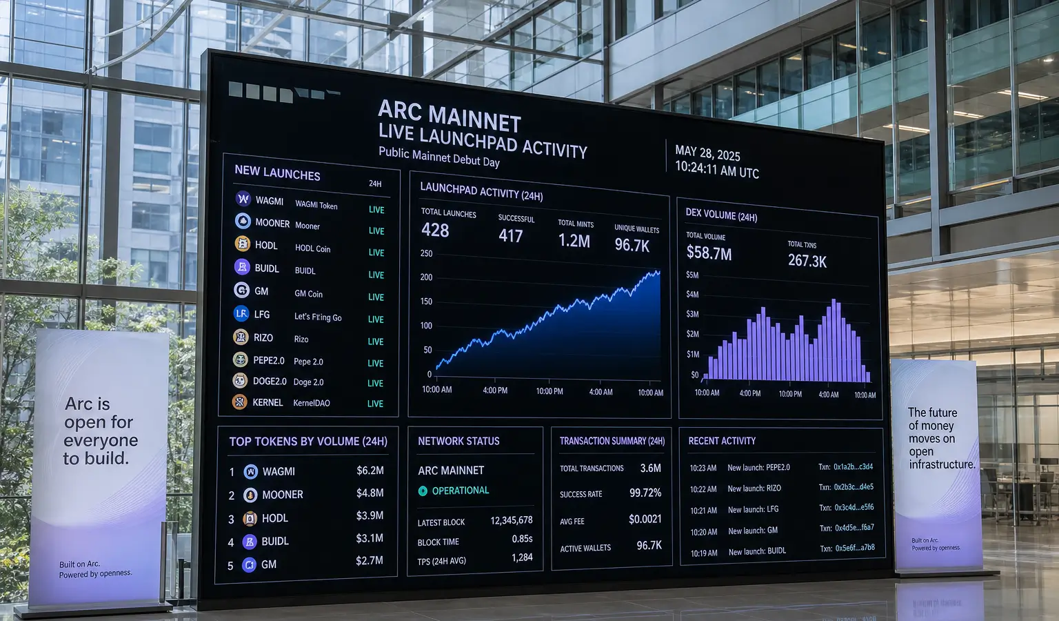 Il debutto di Arc di Circle è stato dominato dai launchpad delle meme coin