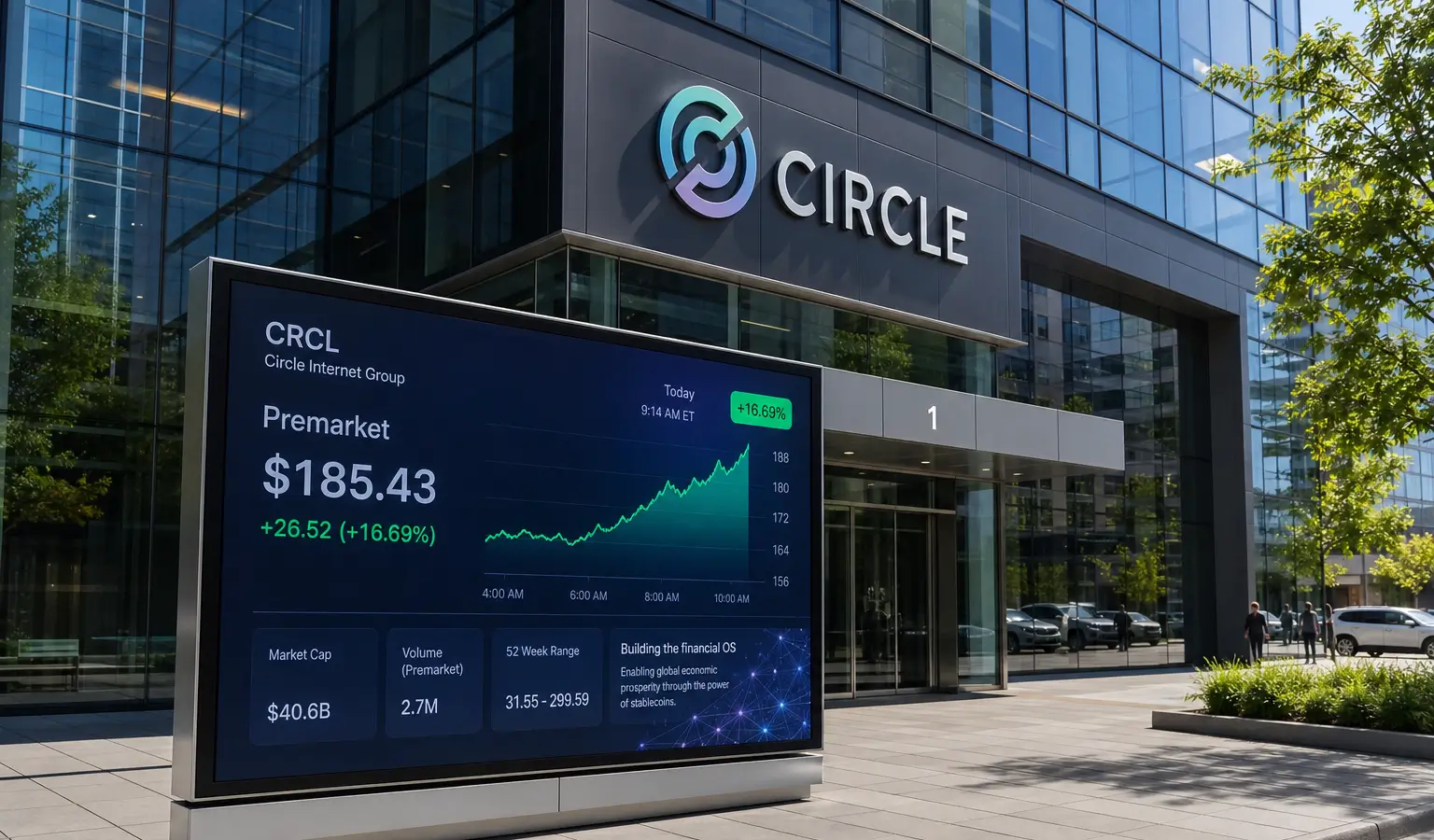 Circle sobe após surpresa nos lucros e apoio ao Arc