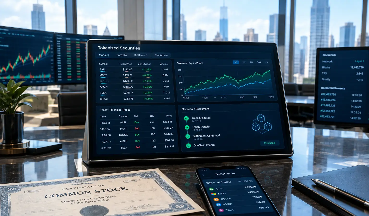 Citrini ziet tokenization-kans eerder in aandelen dan in Bitcoin
