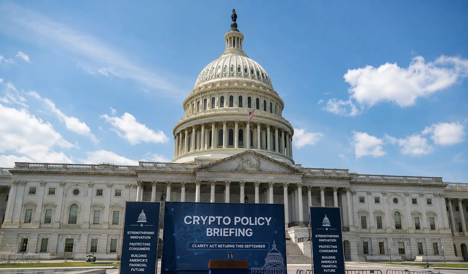 Clarity Act blijft leven terwijl Wall Street crypto selecteert