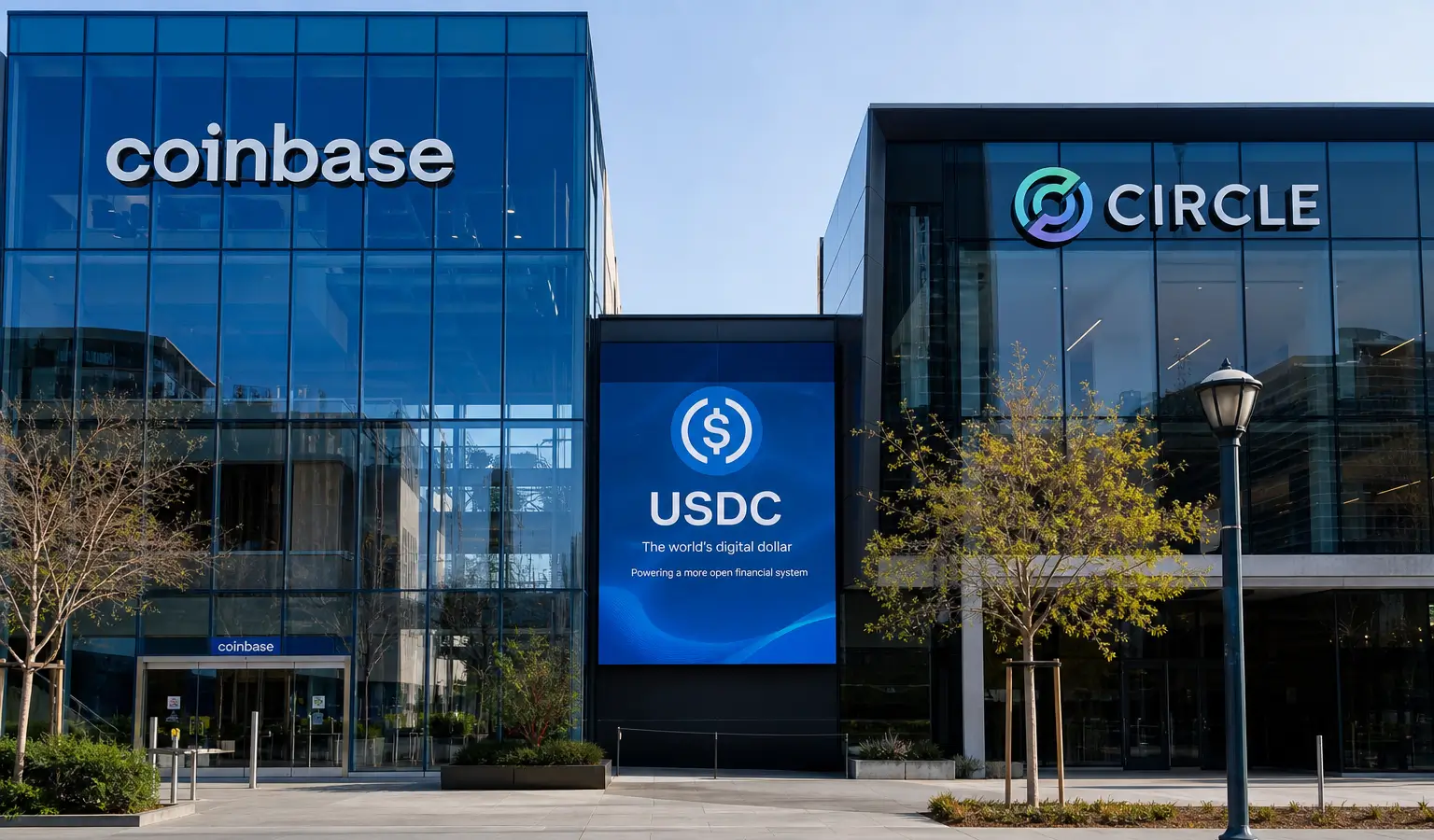 Coinbase and Circle Extend USDC Deal, Fed on the Radar