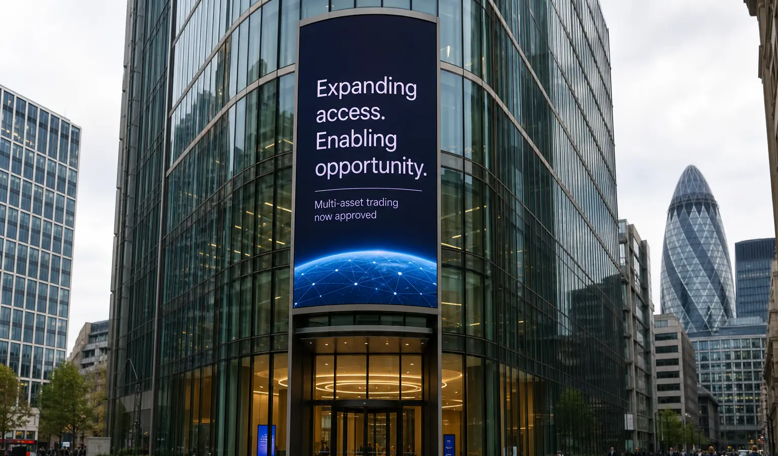 Coinbase ottiene la licenza britannica per azioni e derivati