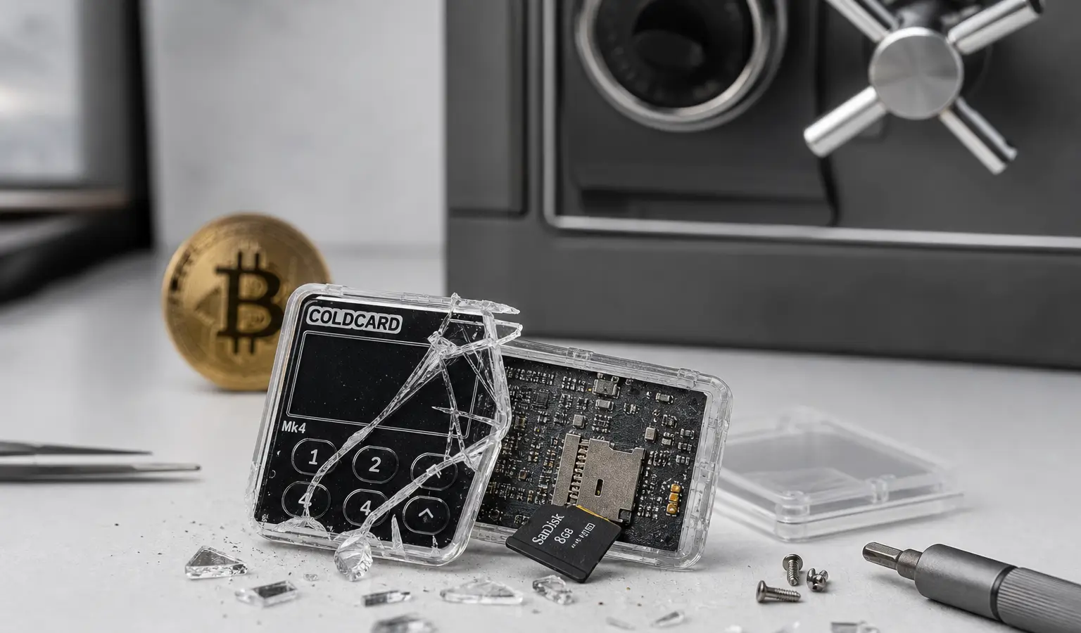 Coldcard hack wywiera presję na self-custody Bitcoina